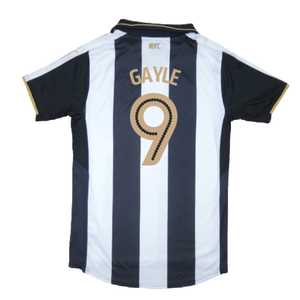 Newcastle United 2016-17 Sponsorless Home Shirt (M) (Excellent) (Gayle 9)_1