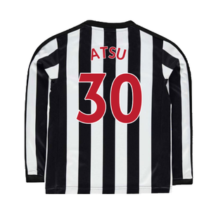 Newcastle United 2017-18 Long Sleeve Home Shirt (Sponserless) (L) (Atsu 30) (Very Good)_1