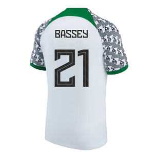 Nigeria 2021-2023 Away Shirt (L) (Bassey 21) (Excellent)_1