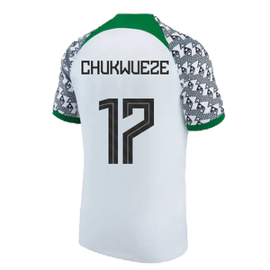 Nigeria 2021-2023 Away Shirt (L) (Excellent) (CHUKWUEZE 17)_1