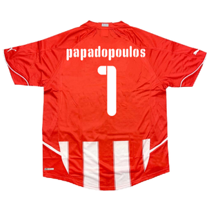 Olympiakos 2010-11 Home Shirt (M) (Good) (Papadopoulos 1)_1