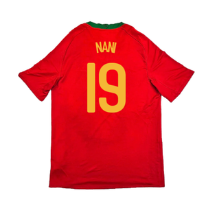 Portugal 2008-10 Home Shirt (M) (Very Good) (Nani 19)_1