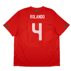 Portugal 2010-11 Home Shirt (XL) (Excellent) (Rolando 4)_1