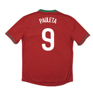 Portugal 2012-13 Home Shirt (M) (Good) (Pauleta 9)_1