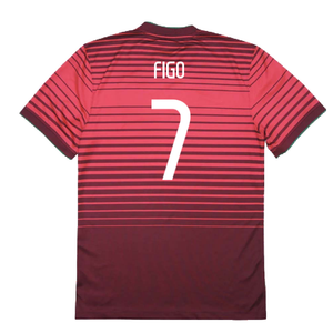 Portugal 2014-15 Home Shirt (XL) (Good) (Figo 7)_1