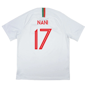 Portugal 2018-19 Away Shirt (L) (Nani 17) (Good)_1