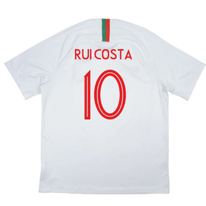 Portugal 2018-19 Away Shirt (L) (Rui Costa 10) (Good)_1