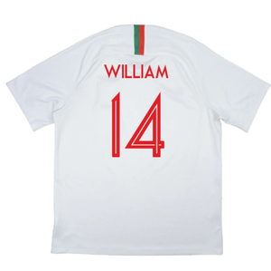 Portugal 2018-19 Away Shirt (L) (William 14) (Good)_1