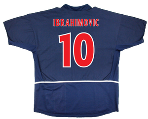 PSG 2002-03 Home Shirt (Very Good) (IBRAHIMOVIC 10)_1