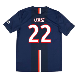 PSG 2014-15 Home Shirt (L) (Good) (Lavezzi 22)_1