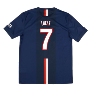 PSG 2014-15 Home Shirt (L) (Good) (Lucas 7)_1