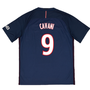 PSG 2016-17 Home Shirt (M) (Good) (Cavani 9)_1