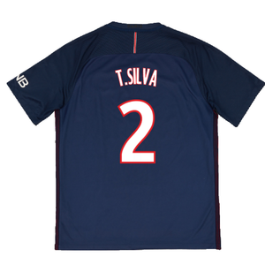 PSG 2016-17 Home Shirt (S) (Very Good) (T.Silva 2)_1