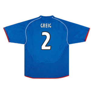 Rangers 2005-06 Home Shirt (Very Good) (GREIG 2)_1