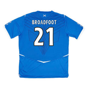 Rangers 2008-09 Home Shirt (Very Good) (Broadfoot 21)_1