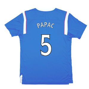 Rangers 2011-12 Home Shirt (M) (Excellent) (Papac 5)_1