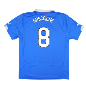 Rangers 2014-15 Home Shirt ((Excellent) L) (GASCOIGNE 8)_2