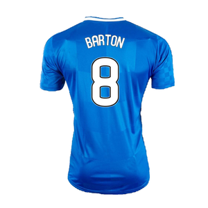 Rangers 2016-18 Home Shirt (M) (Very Good) (Barton 8)_1