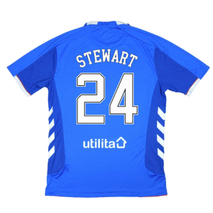 Rangers 2018-19 Home Shirt ((Excellent) L) (Stewart 24)_2