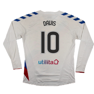 Rangers 2018-19 Long Sleeve Away Shirt (XS) (Excellent) (Davis 10)_1