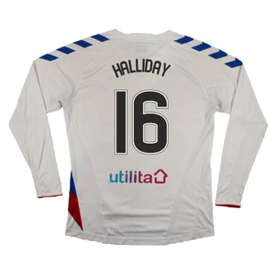 Rangers 2018-19 Long Sleeve Away Shirt (XS) (Excellent) (Halliday 16)_1