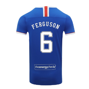 Rangers 2020-21 Home Shirt (S) (Mint) (FERGUSON 6)_1