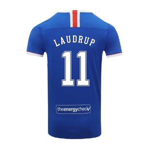 Rangers 2020-21 Home Shirt (XL) (LAUDRUP 11) (Mint)_1