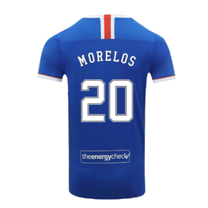 Rangers 2020-21 Home Shirt (XL) (MORELOS 20) (Mint)_1