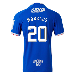 Rangers 2022-23 Home Shirt (L) (Mint) (MORELOS 20)_1