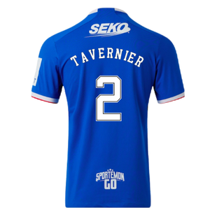 Rangers 2022-23 Home Shirt (XL) (Mint) (TAVERNIER 2)_1