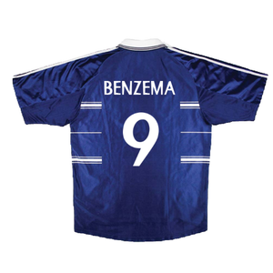 Real Madrid 1998-99 Away Shirt (L) (Very Good) (Benzema 9)_1