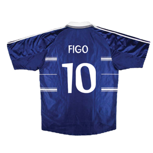 Real Madrid 1998-99 Away Shirt (L) (Very Good) (Figo 10)_1