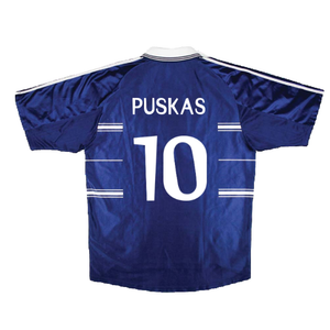 Real Madrid 1998-99 Away Shirt (L) (Very Good) (Puskas 10)_1