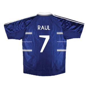 Real Madrid 1998-99 Away Shirt (L) (Very Good) (Raul 7)_1