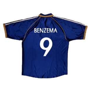 Real Madrid 1998-99 Third Shirt (S) (Very Good) (Benzema 9)_1