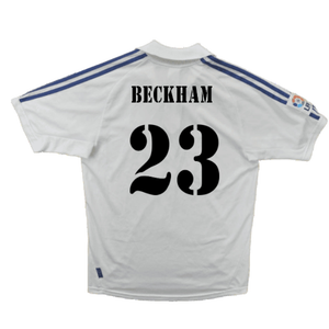 Real Madrid 2001-02 Home Shirt (Very Good) (Beckham 23)_1