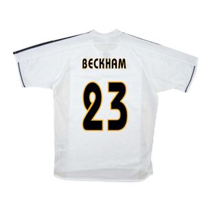 Real Madrid 2003-04 Home Shirt (S) (Good) (Beckham 23)_1