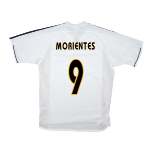 Real Madrid 2003-04 Home Shirt (XL) (Good) (Morientes 9)_1