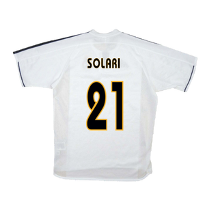 Real Madrid 2003-04 Home Shirt (XL) (Good) (Solari 21)_1