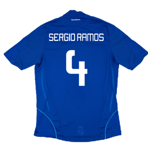 Real Madrid 2008-09 Away Shirt (S) (Very Good) (Sergio Ramos 4)_1