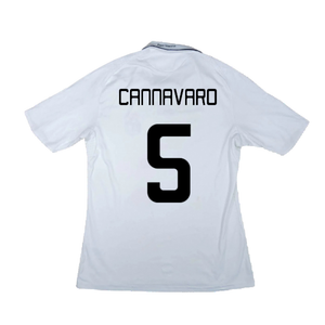 Real Madrid 2008-09 Home Shirt (L) (Very Good) (Cannavaro 5)_1