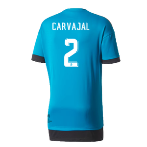 Real Madrid 2017-18 Adidas Champions League Training Shirt (2XL) (Carvajal 2) (Excellent)_1