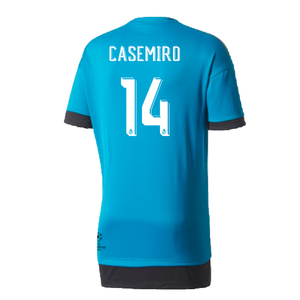 Real Madrid 2017-18 Adidas Champions League Training Shirt (2XL) (Casemiro 14) (Excellent)_1