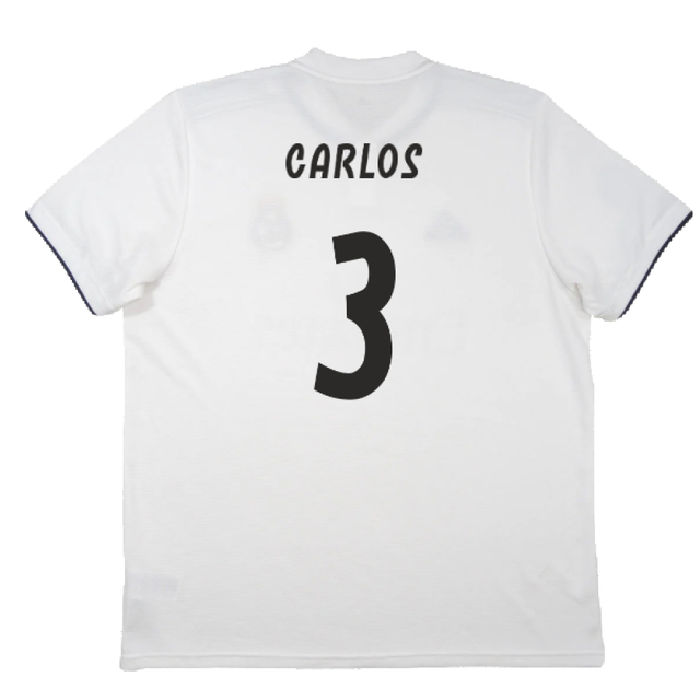 Real Madrid 2018-19 Home Shirt (S) (Very Good) (Carlos 3)_2