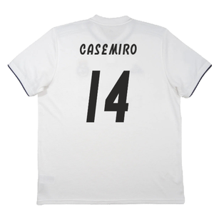 Real Madrid 2018-19 Home Shirt (S) (Very Good) (Casemiro 14)_2