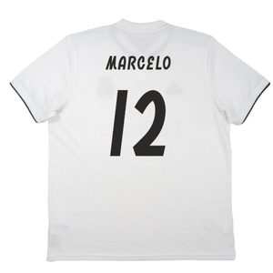 Real Madrid 2018-19 Home Shirt (S) (Very Good) (Marcelo 12)_2