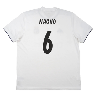 Real Madrid 2018-19 Home Shirt (S) (Very Good) (Nacho 6)_2