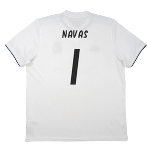 Real Madrid 2018-19 Home Shirt (S) (Very Good) (Navas 1)_2