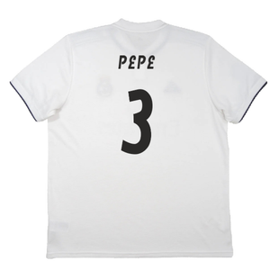 Real Madrid 2018-19 Home Shirt (S) (Very Good) (Pepe 3)_2