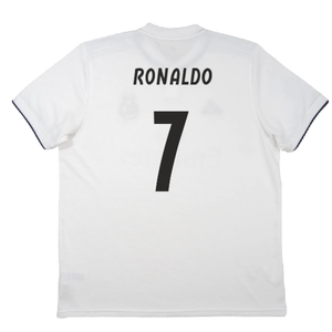 Real Madrid 2018-19 Home Shirt (S) (Very Good) (Ronaldo 7)_2